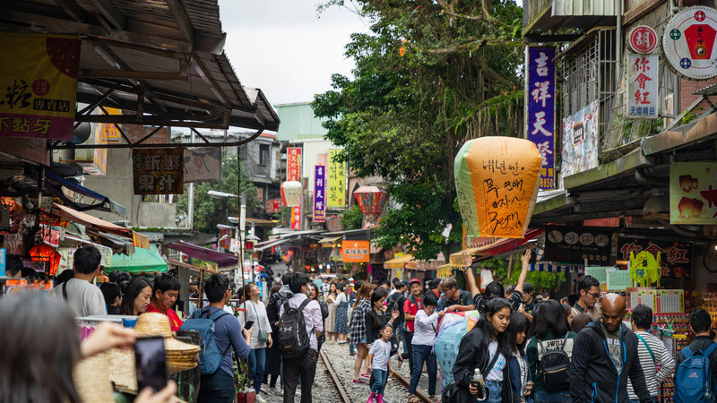 Quan cảnh của Phố cổ Thập Phần - Đài Loan Quan cảnh của Phố cổ Thập Phần - Đài Loan