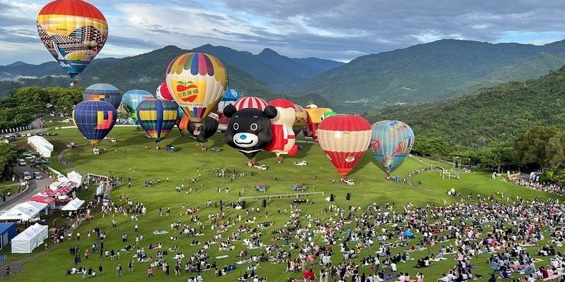 Lễ hội khinh khí cầu Đài Loan được tổ chức ở Đài Đông