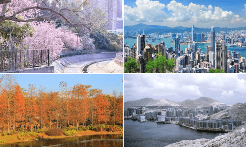 Hong Kong - khí hậu 4 mùa rõ rệt