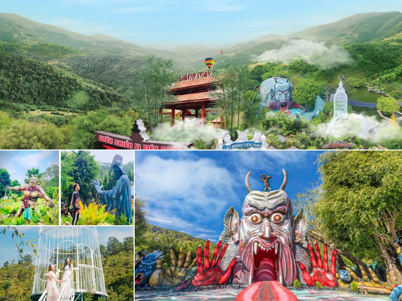 Không gian du lịch độc đáo với nhiều tiểu cảnh đặc sắc