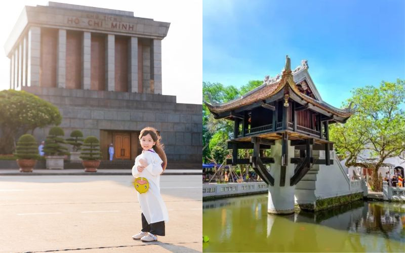 Tham quan Lăng Bác và chùa Một Cột Tham quan Lăng Bác và chùa Một Cột