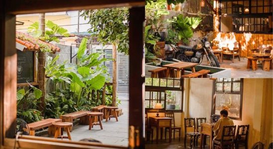 Quán cà phê với phong cách vintage ấm áp