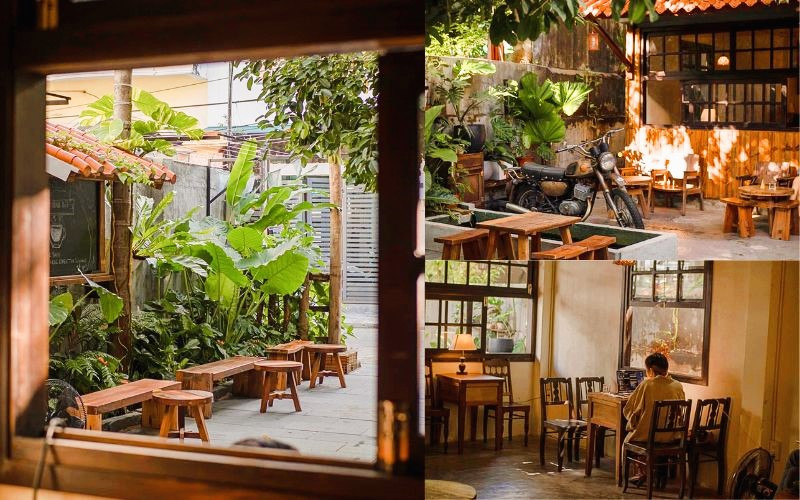 Quán cà phê với phong cách vintage ấm áp