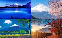 Vẻ đẹp hùng vĩ của núi Phú Sĩ trong các mùa