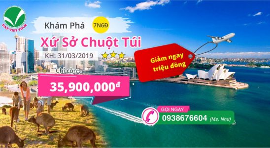 Tour Úc khuyến mãi